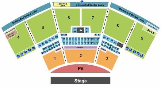 The Pavilion At Star Lake Star Lake Pavilion Seating Chart